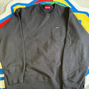 Supreme Small Box Crewneck Sweatshirt Black Size Large